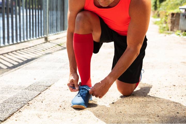 How to put on compression socks