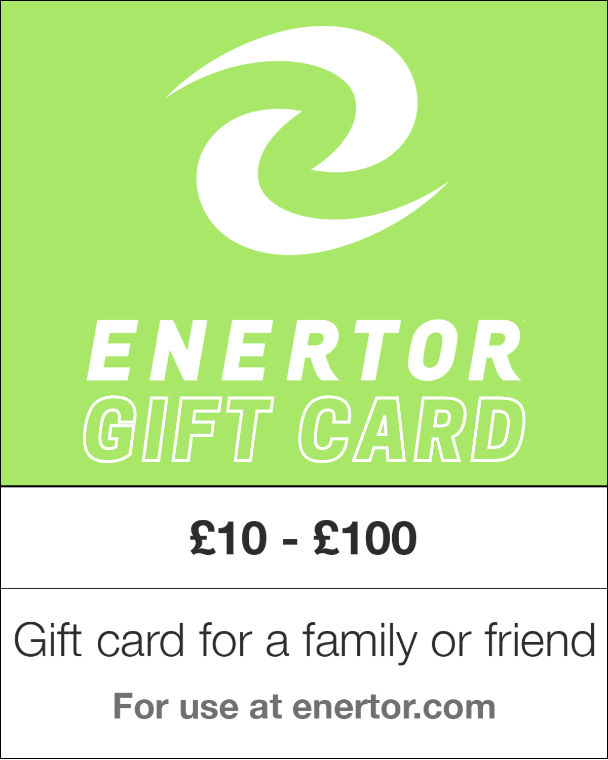 Enertor gift card
