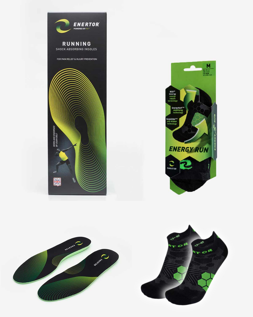 Runner's Bundle Running Insoles & Running Socks Enertor ENERTOR®