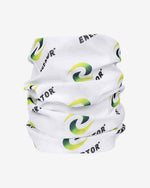Load image into Gallery viewer, Enertor White Neck Tube With Green and Yellow Swish Gradient Logo
