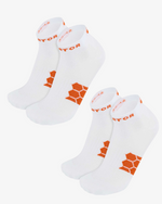 Load image into Gallery viewer, Energy Everyday Socks (2 Pairs) White
