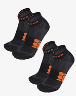 Load image into Gallery viewer, Energy Everyday Socks (2 Pairs) Black
