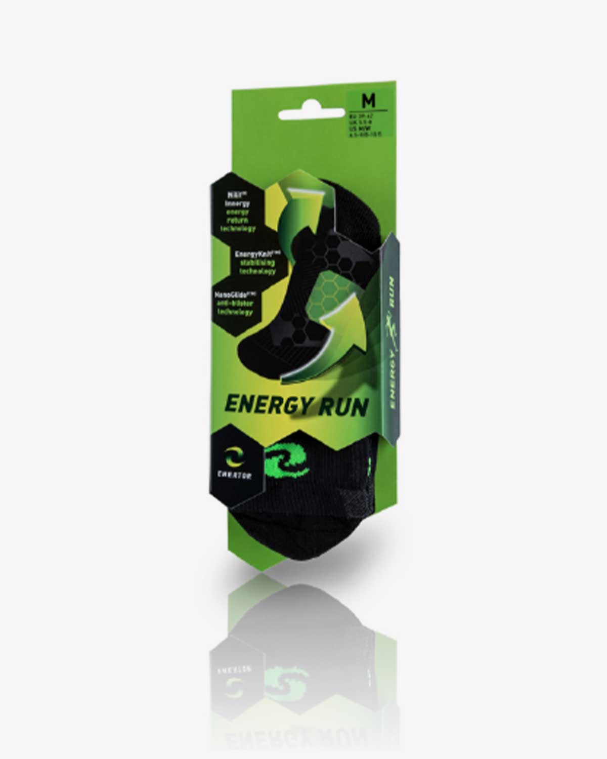 Enertor Specialist Running Socks Packaging