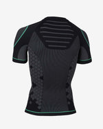 Load image into Gallery viewer, Enertor Black and Green Base Layers Top - Back
