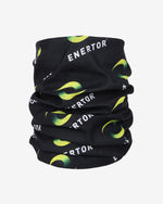 Load image into Gallery viewer, Enertor Black Neck Tube With Green and Yellow Swish Gradient Logo
